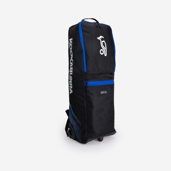 Kookaburra WD5000 Wheelie Duffle Bag - Black & Blue