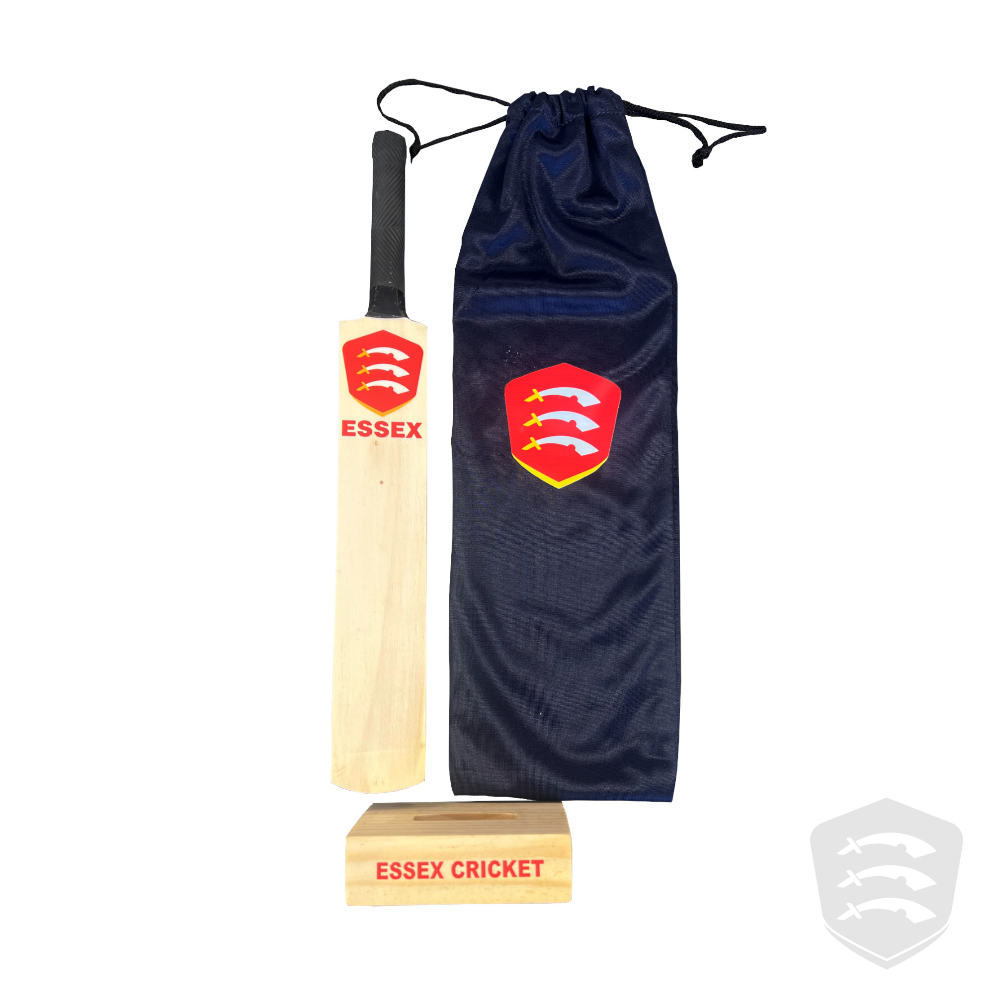Essex Cricket Mini Signature Bat & Stand - Image 2